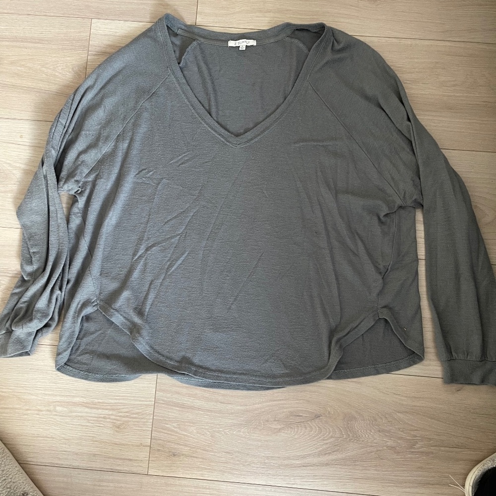 Z supply v neck sweater